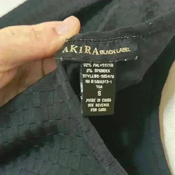 Akira black label open back mini dress. - Picture 7 of 7